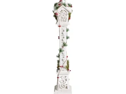 Juledekoration LED LUMMENE Søjle lampe 80 cm Hvid