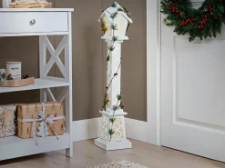 Juledekoration LED LUMMENE Søjle lampe 80 cm Hvid