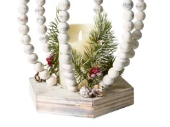 Juledekoration LED PAJARVI 40 cm Lysebrun