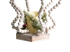Juledekoration LED PATARI Stjerne 42 cm Lysebrun