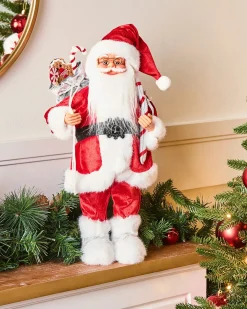Juledekoration ORMSAVATNET Julemand 45 cm Rød