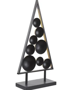 Juledekoration RANUA Juletræ 65 cm Guld