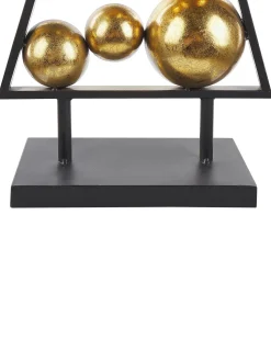 Juledekoration RANUA Juletræ 65 cm Guld