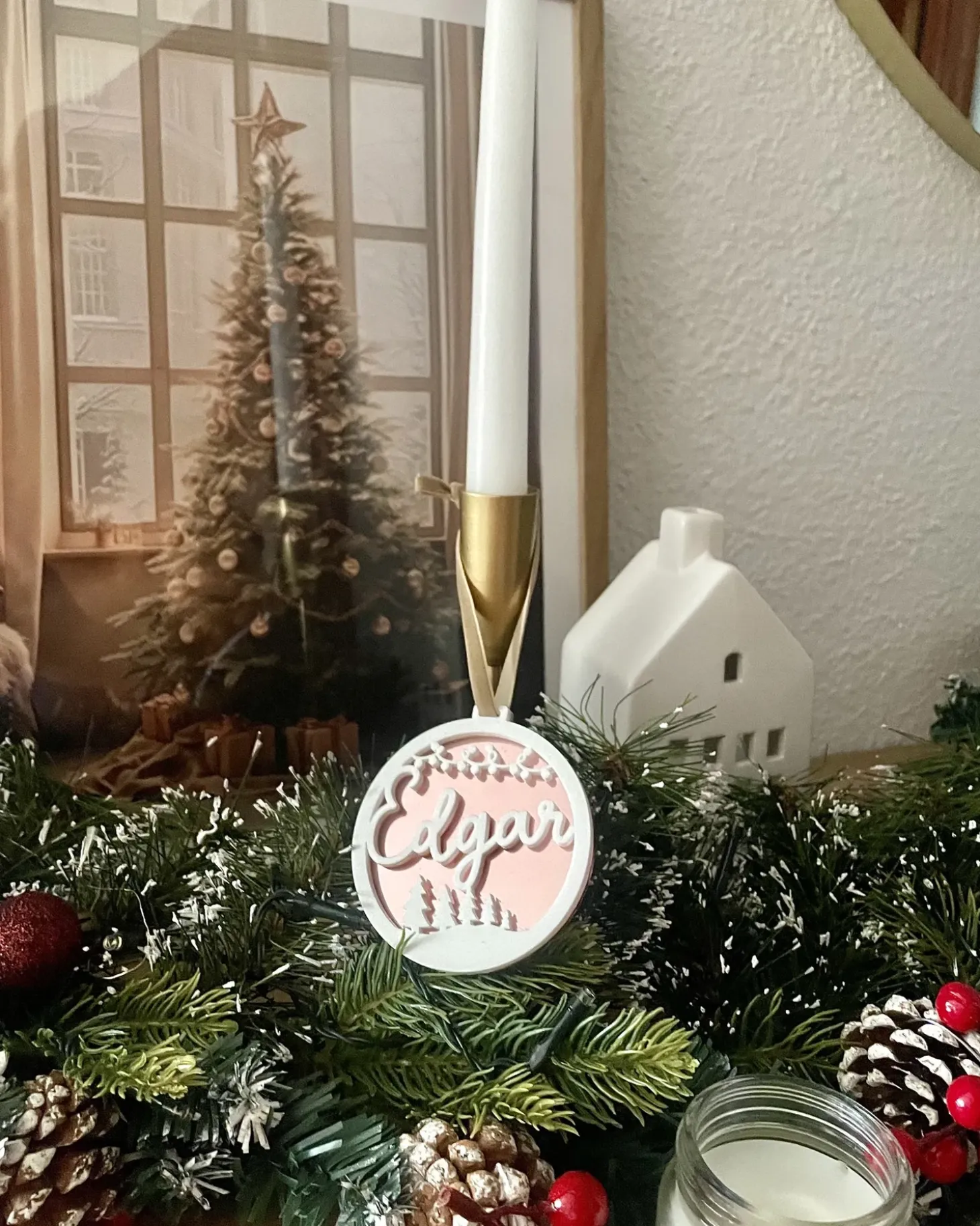 Juleguirlande LED PAIMIO 180 cm Grøn