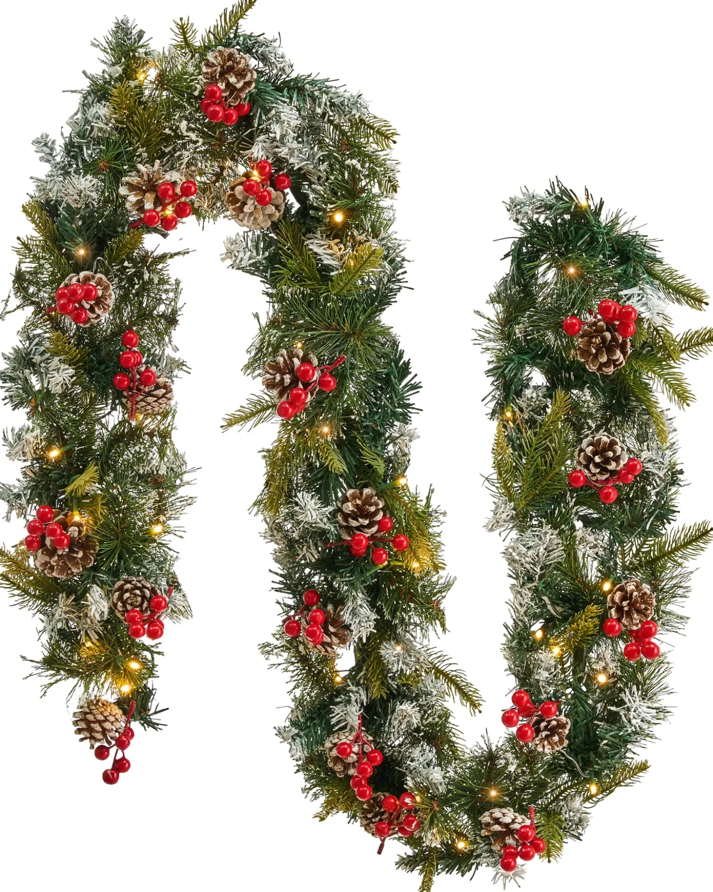 Juleguirlande LED PAIMIO 180 cm Grøn