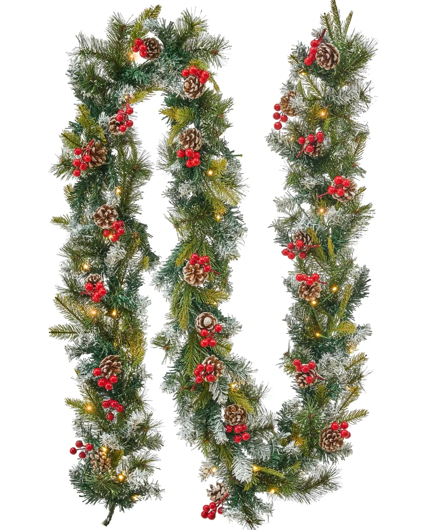 Juleguirlande LED PAIMIO 270 cm Grøn