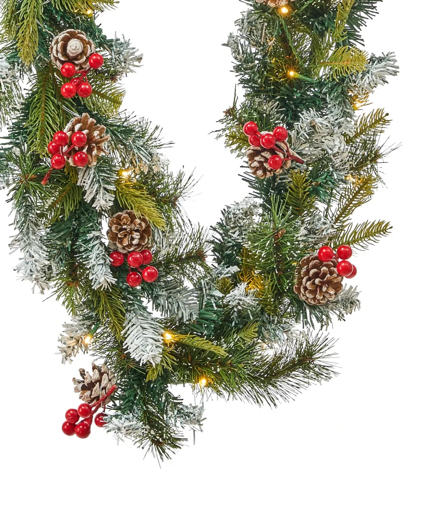 Juleguirlande LED PAIMIO 270 cm Grøn