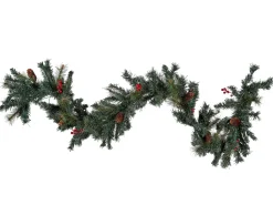 Juleguirlande LED TENALA 180 cm Grøn