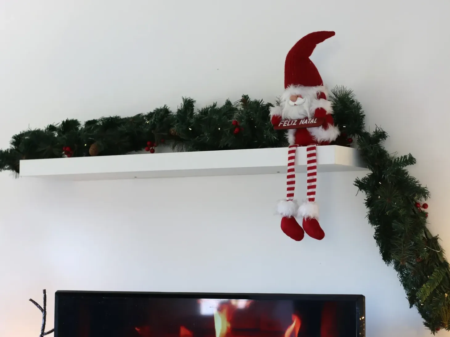 Juleguirlande LED TENALA 180 cm Grøn