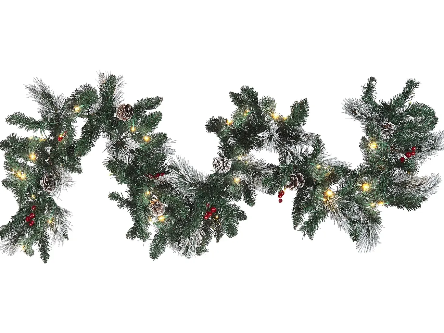 Juleguirlande LED WAPTA 180 cm Grøn