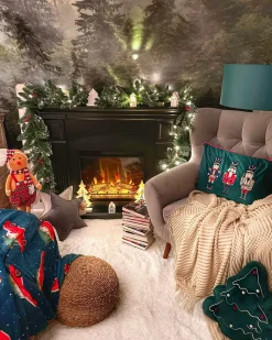 Juleguirlande LED WAPTA 270 cm Grøn