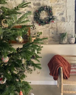 Julekrans LED PAIMIO Grøn 60 cm