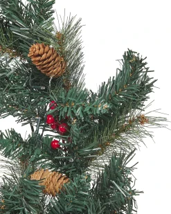 Julekrans LED TENALA Grøn 60 cm