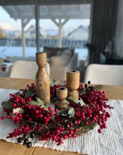 Julekrans PUROL Rød 40 cm