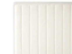 Justerbar seng Boucle CASTELLAN 90 x 200 cm Cremehvid
