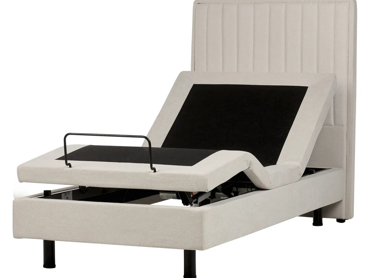 Justerbar seng CASTELLAN 90 x 200 cm Lys Beige