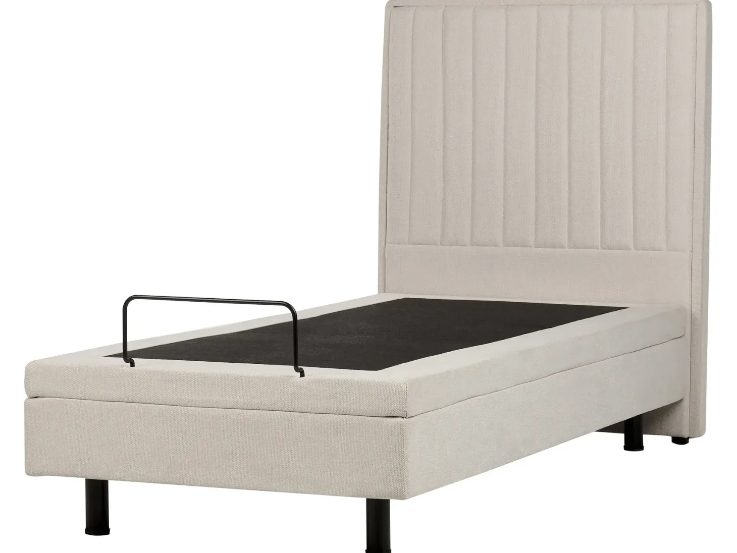 Justerbar seng CASTELLAN 90 x 200 cm Lys Beige