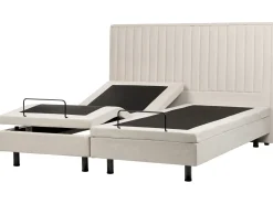 Justerbar seng CASTELLAN 180 x 200 cm Lys Beige