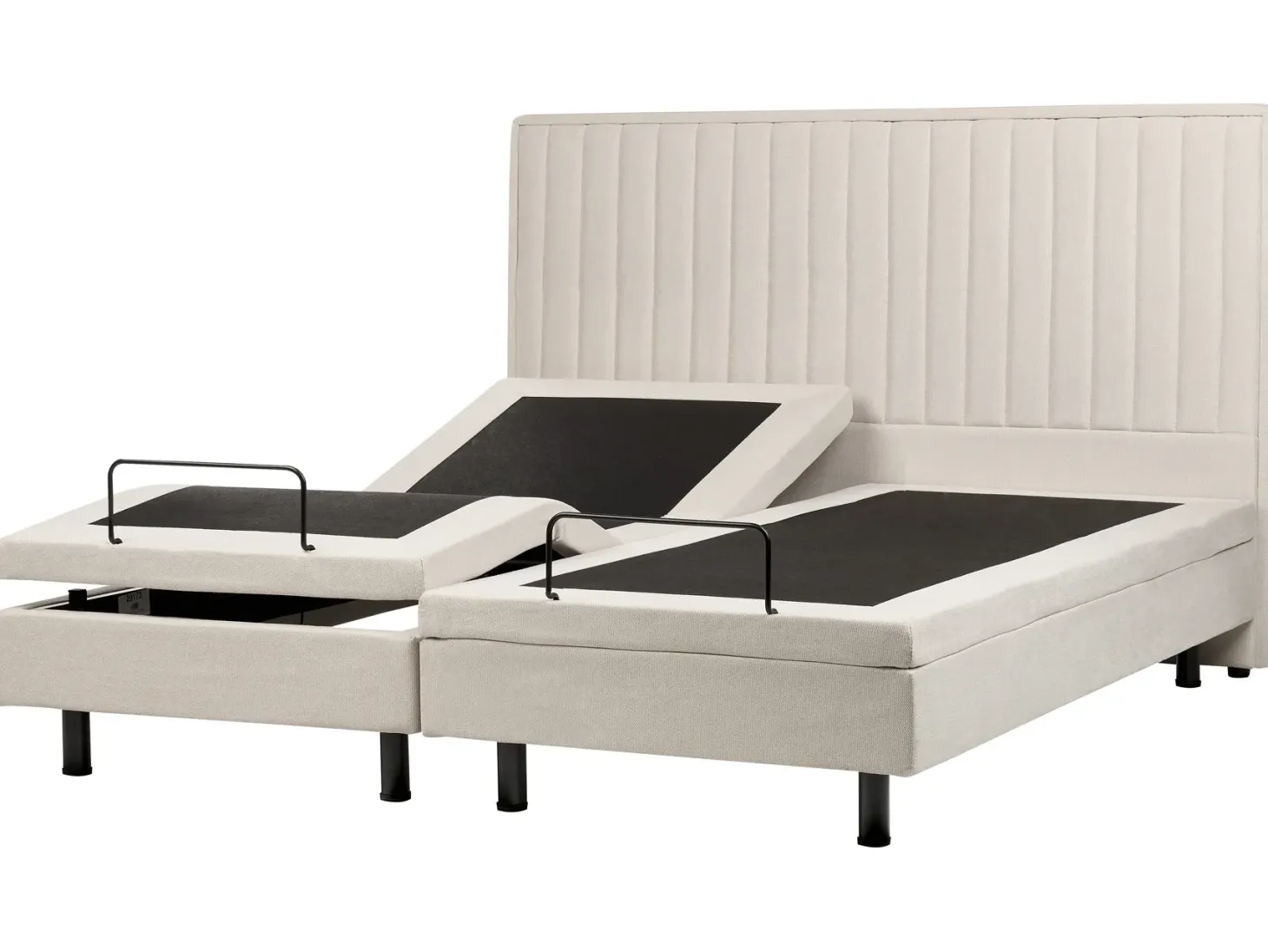 Justerbar seng CASTELLAN 180 x 200 cm Lys Beige