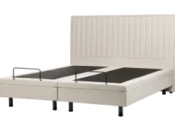 Justerbar seng CASTELLAN 180 x 200 cm Lys Beige