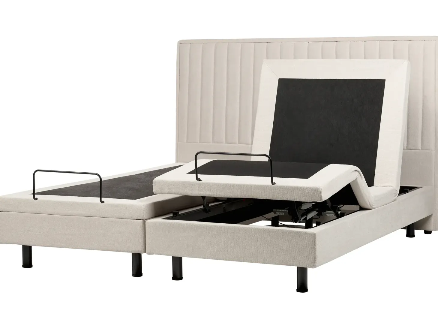 Justerbar seng CASTELLAN 180 x 200 cm Lys Beige