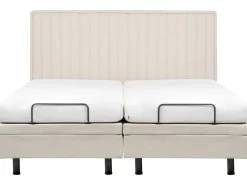 Justerbar seng CASTELLAN 180 x 200 cm Lys Beige