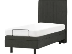 Justerbar seng CASTELLAN 80 x 200 cm Mørkegrå