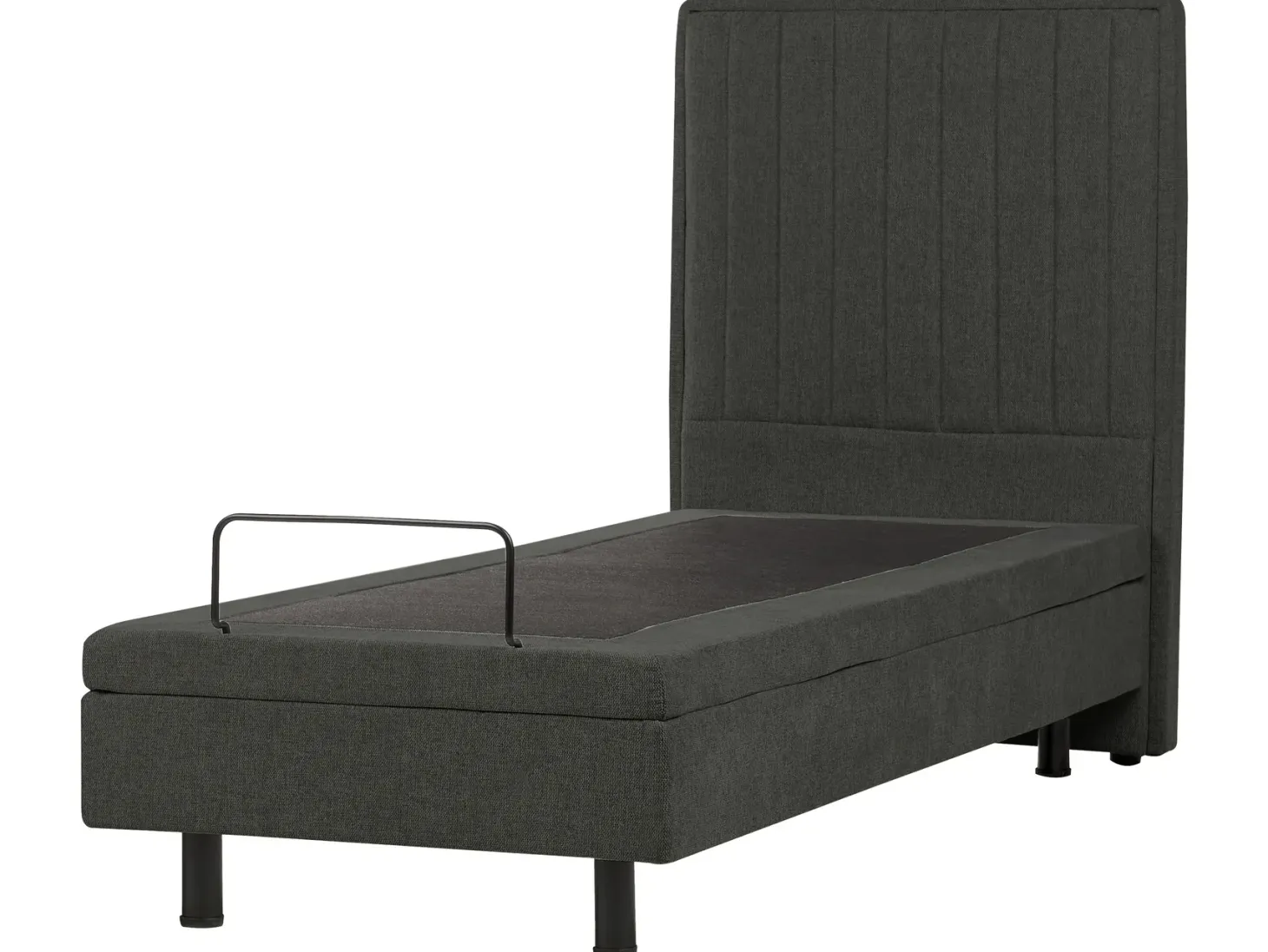 Justerbar seng CASTELLAN 80 x 200 cm Mørkegrå