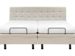 Justerbar seng DUKE 180 x 200 cm Lys Beige
