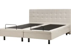 Justerbar seng DUKE 180 x 200 cm Lys Beige