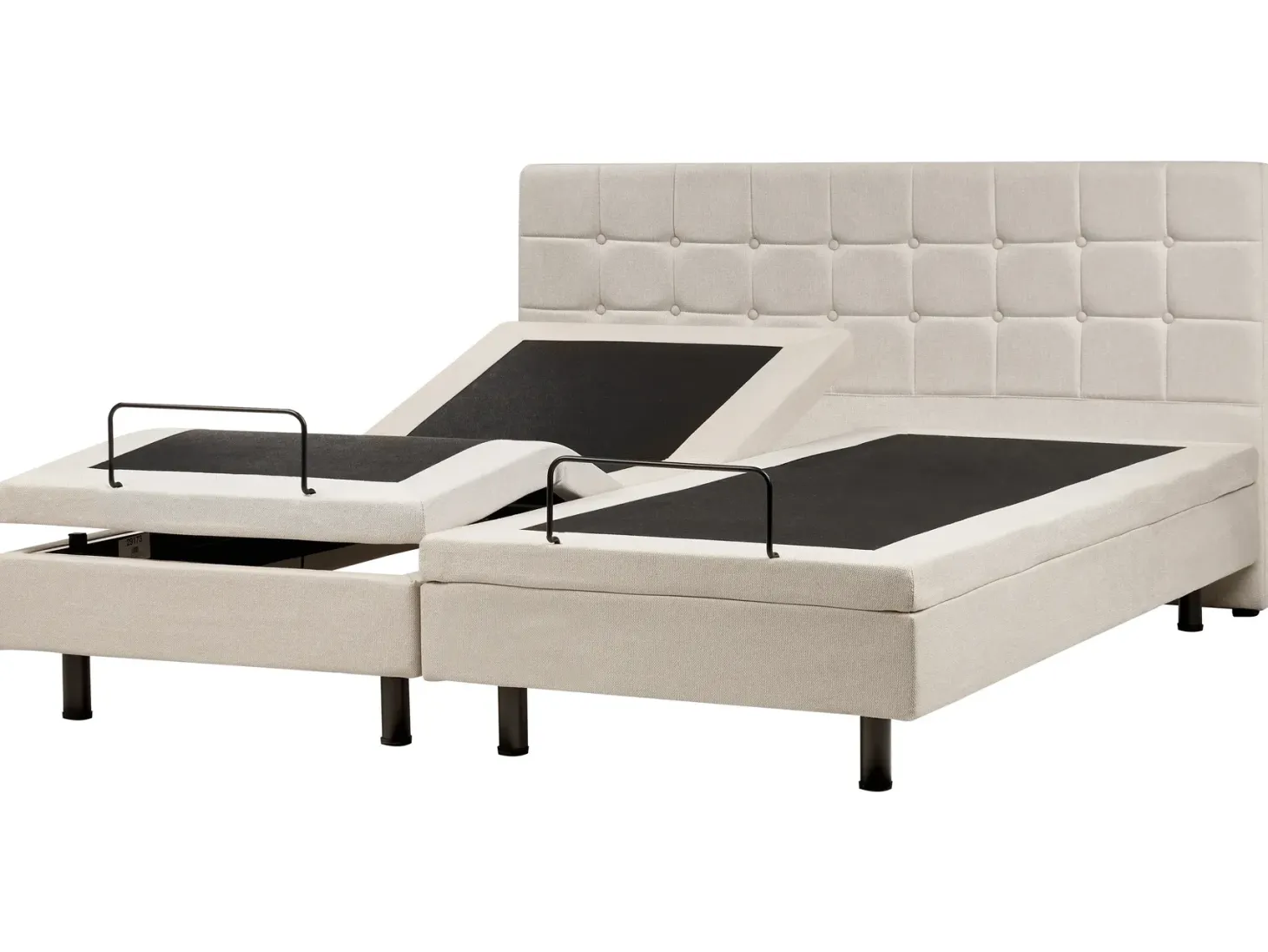 Justerbar seng DUKE 180 x 200 cm Lys Beige
