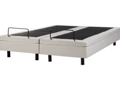 Justerbar seng uden hovedgærde DUKE 180 x 200 cm Beige