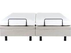 Justerbar seng uden hovedgærde DUKE 180 x 200 cm Beige