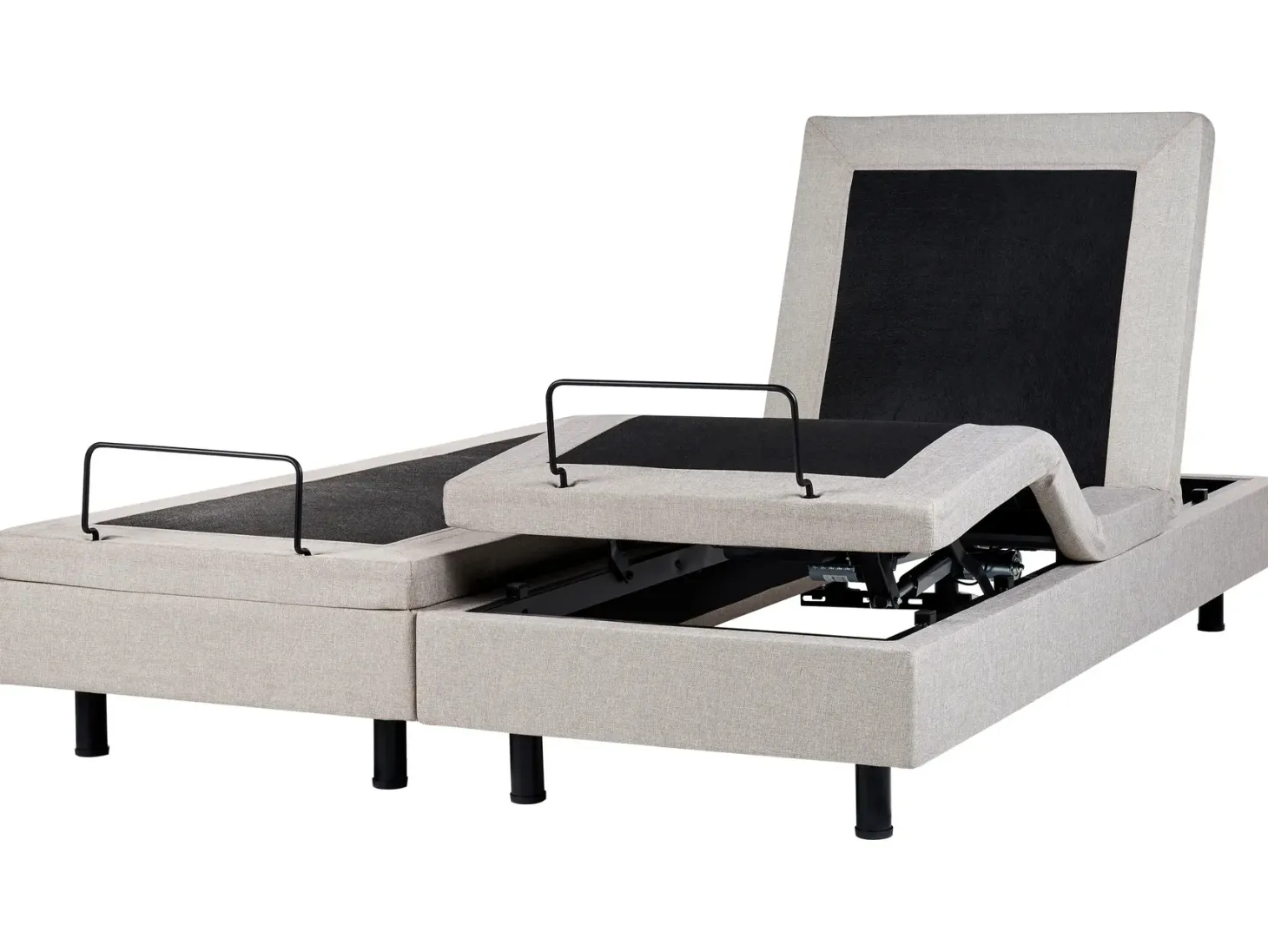 Justerbar seng uden hovedgærde DUKE 180 x 200 cm Beige