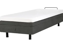 Justerbar seng uden hovedgærde CASTELLAN 90 x 200 cm Mørkegrå