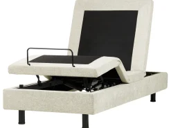 Justerbar seng uden hovedgærde CASTELLAN 90 x 200 cm Beige