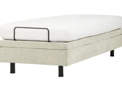 Justerbar seng uden hovedgærde CASTELLAN 90 x 200 cm Beige