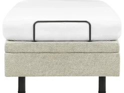 Justerbar seng uden hovedgærde CASTELLAN 90 x 200 cm Beige