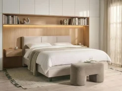 Justerbar seng VICEROY 180 x 200 cm Lys Beige