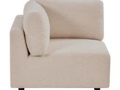 KIVVIK Hjørnemodul Højrevendt Beige Boucle