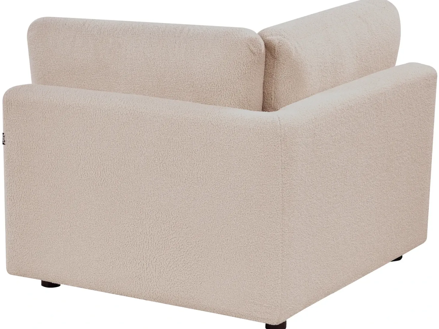 KIVVIK Hjørnemodul Højrevendt Beige Boucle