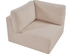 KIVVIK Hjørnemodul Højrevendt Beige Boucle