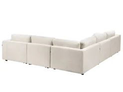 KIVVIK 5 personers Hjørnesofa modul Venstrevendt Cremehvid Boucle