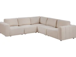 KIVVIK 5 personers Hjørnesofa modul Venstrevendt Beige Boucle