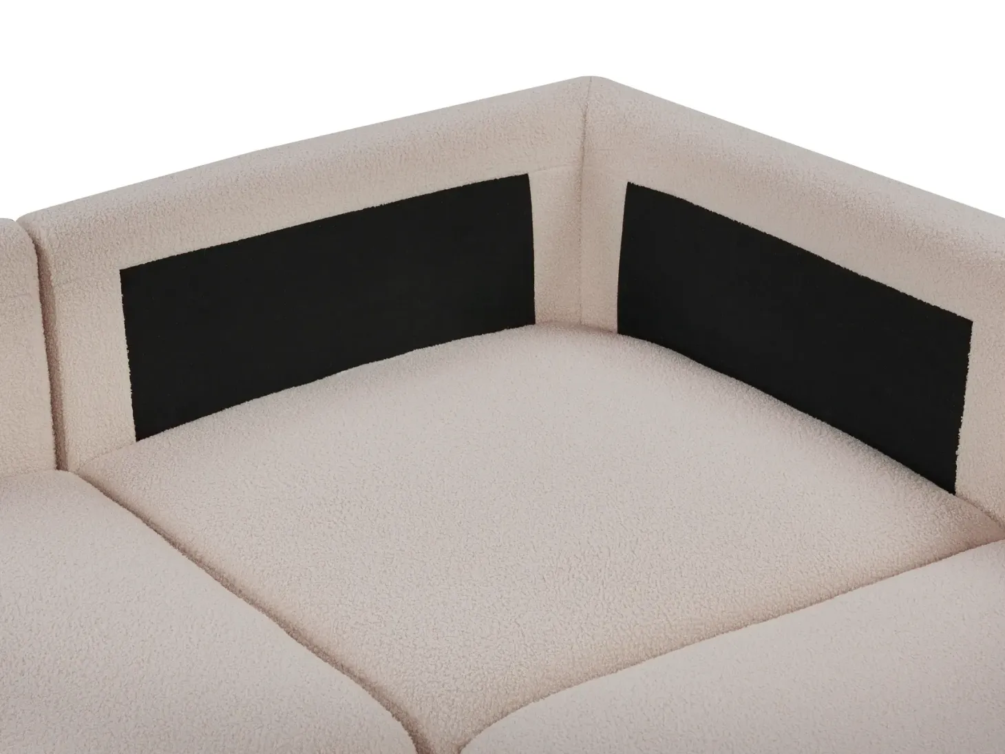 KIVVIK 5 personers Hjørnesofa modul Venstrevendt Beige Boucle