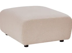 KIVVIK 5 personers Hjørnesofa modul Venstrevendt Beige Boucle med fodskammel