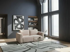 KIVVIK 2 personers Modulsofa Beige Boucle