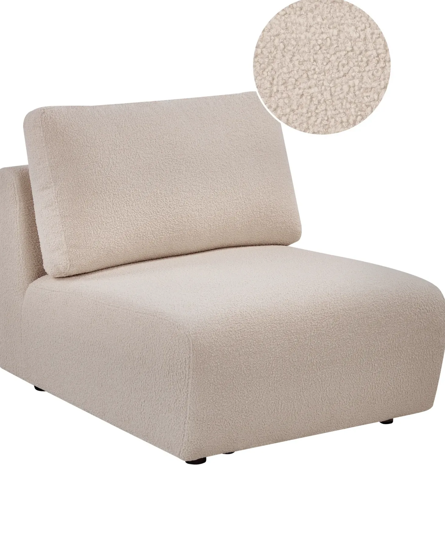 KIVVIK Stol Modul Beige Boucle