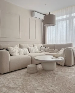 KIVVIK Stol Modul Cremehvid Boucle