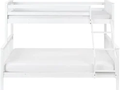 Køjeseng Fyretræ BIERNE 90/140 x 200 cm Hvid